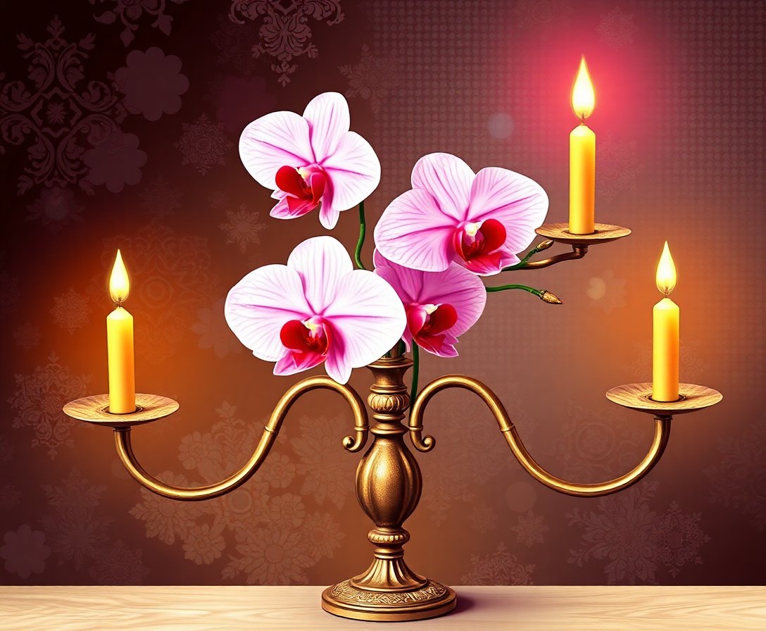 vintage-webbed-orchid-candelabra-paint-by-numbers-kit