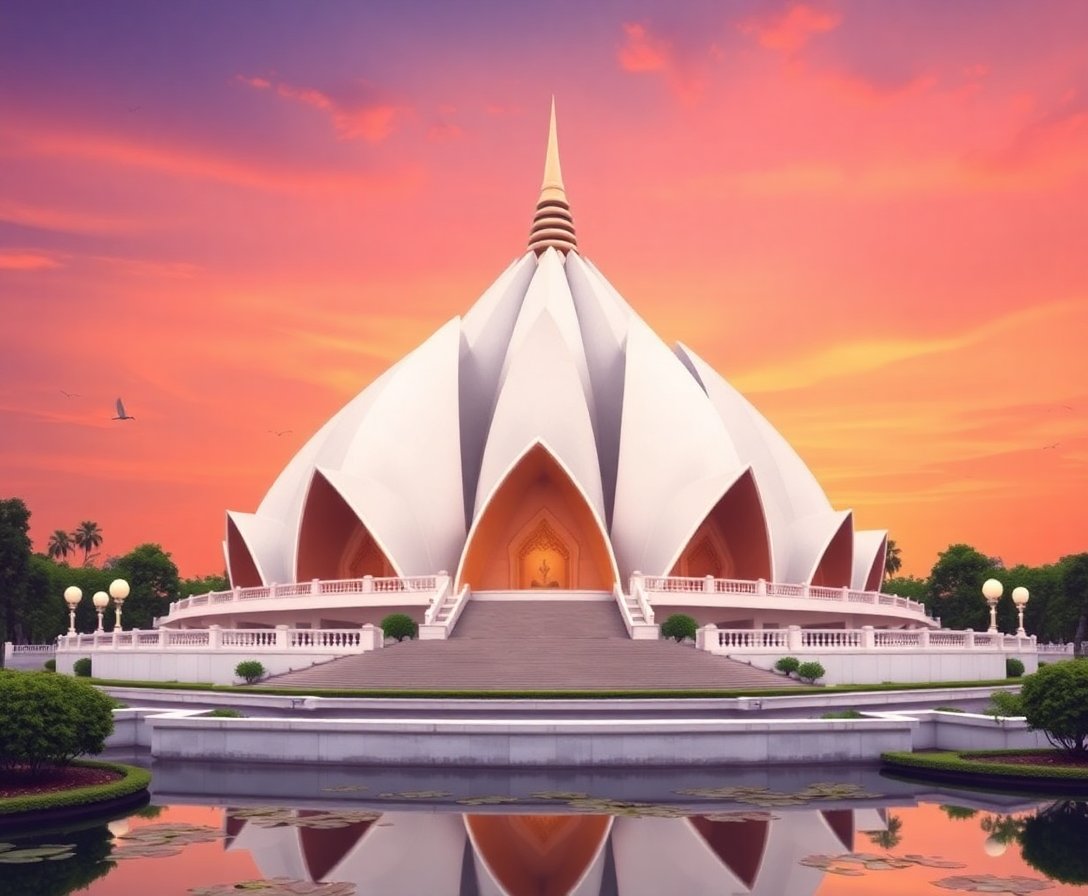 Lotus Temple Paint Numbers Lotus Temple Paint Numbers
