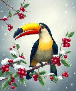 Toucan Branch Paint Numbers