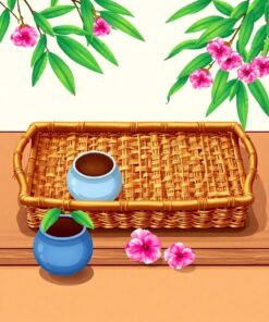 Bamboo Tray Paint Numbers