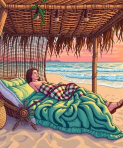 Beach Slumber Paint Numbers