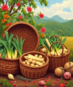 Taro Baskets Paint Numbers