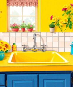 Sink Blooms Paint Numbers