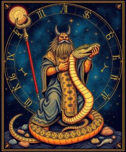 Snake Bearer Paint Numbers