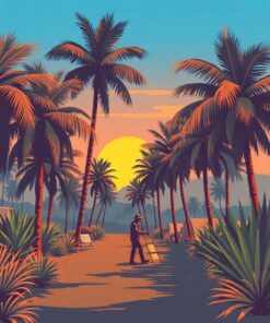 Under Palms Paint Numbers