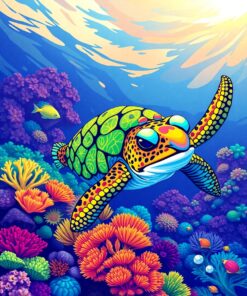 Reef Honu Paint Numbers