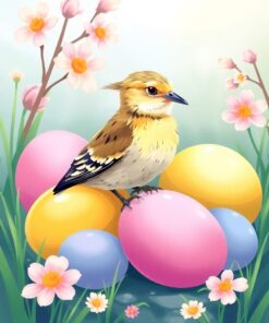 Pastel Eggs Paint Numbers