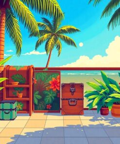 Steamer Trunks Paint Numbers