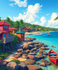 Vintage Shore Paint Numbers