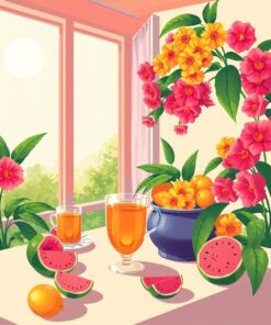 Sunroom Tea Paint Numbers