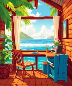 Afternoon Desk Paint Numbers