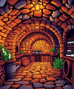 Wine Cave Paint Numbers