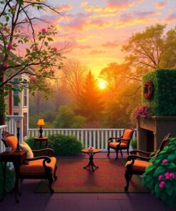 Morning Glow Paint Numbers