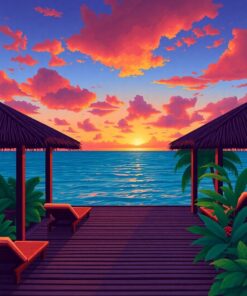 Cabana Dusk Paint Numbers