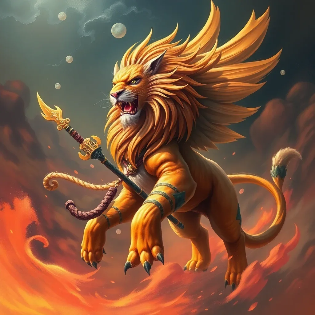 warrior-of-flying-lion-paint-by-numbers-paint-by-numbers Warrior Of Flying Lion paint by numbers