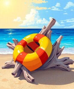 Tropical Buoy Paint Numbers