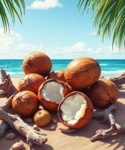 Vintage Coconuts Paint Numbers