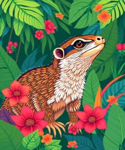 Tropical Flora Paint Numbers