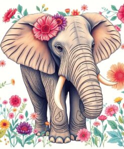 Watching From Vintage Flora Paint By Numbers