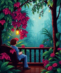 Raindrops Fall Paint Numbers