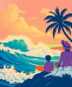 Tropical Swells Paint Numbers