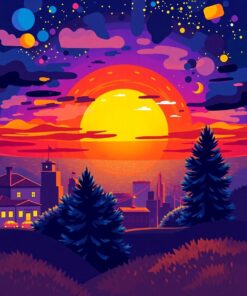 Lagoon Waters Paint Numbers