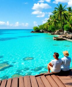 Watching Turquoise Lagoon Waters Paint By Numbers