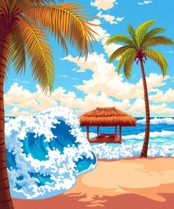 Reaching Cabana Paint Numbers