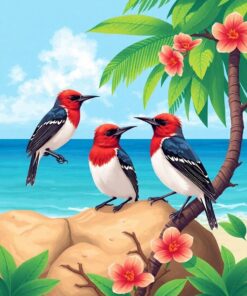 Tropical Shores Paint Numbers