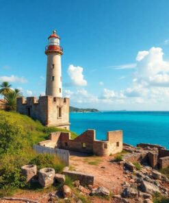 Coastal Ruins Paint Numbers