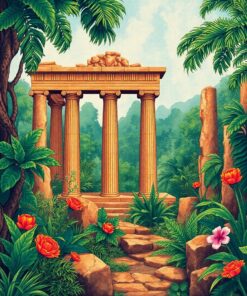 Jungle Mural Paint Numbers