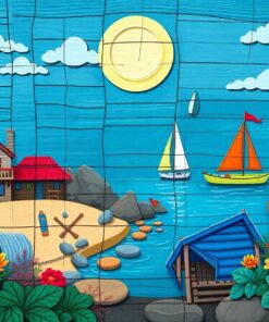 Weathered Board Island Tunes Paint By Numbers