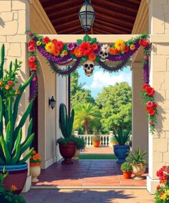 Porch Garland Paint Numbers