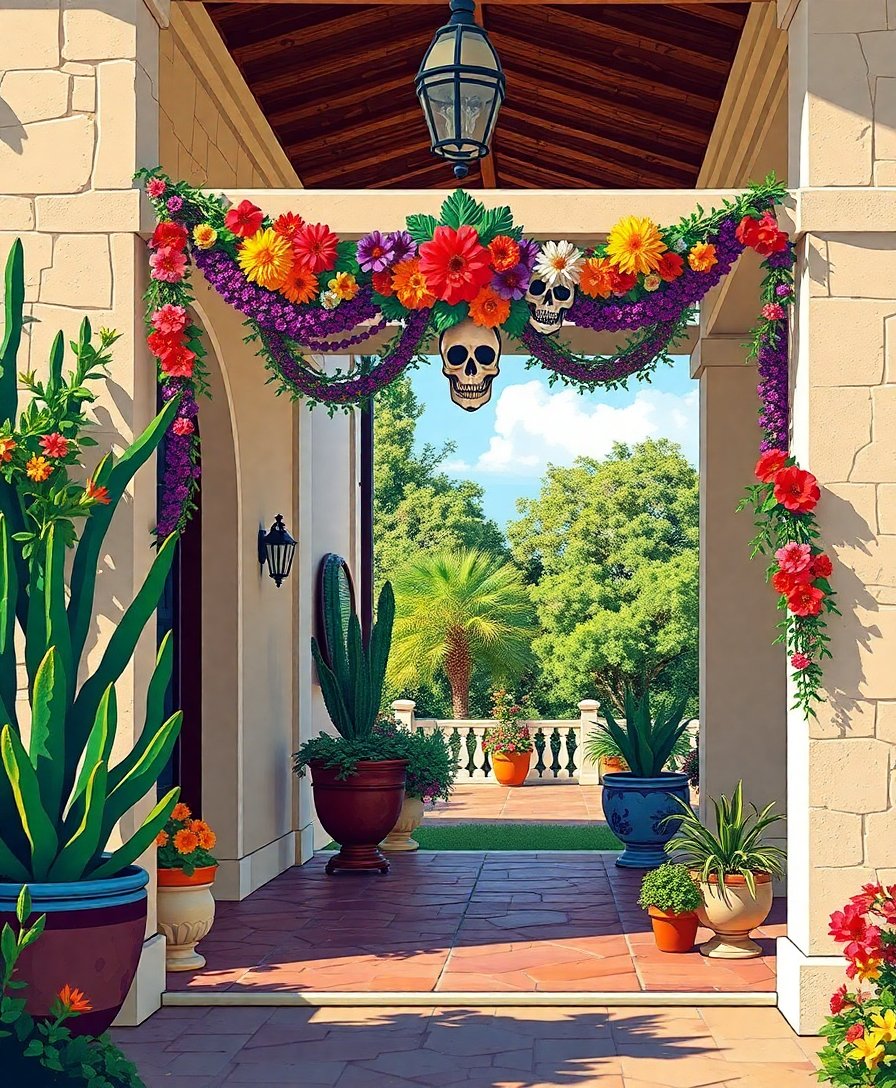 Porch Garland Paint Numbers Porch Garland Paint Numbers