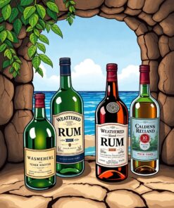 Rum Bottles Paint Numbers
