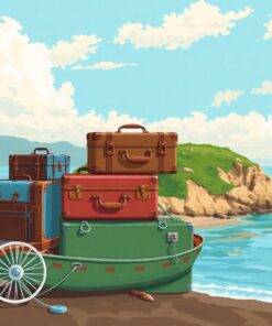Weathered Island Travel Cases Paint By Numbers