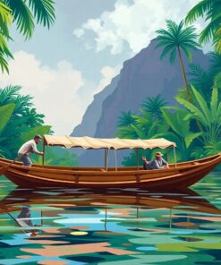 Boat Realism Paint Numbers