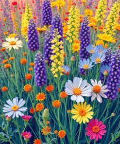 Floral Bed Paint Numbers