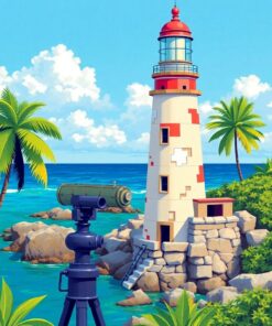 Tropical Shores Paint Numbers