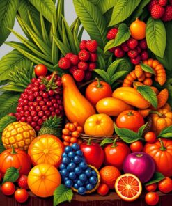 Fruit Bounty Paint Numbers