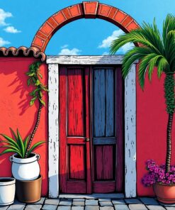 Harbor Door Paint Numbers