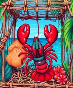 Lobster Trap Paint Numbers