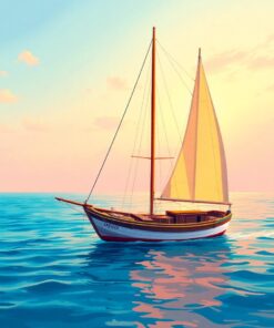 Sailing Boat Paint Numbers