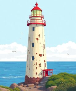 Island Tower Paint Numbers