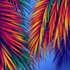 Palm Fronds Paint Numbers