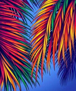 Palm Fronds Paint Numbers