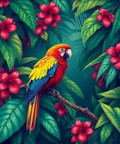 Tropical Canopy Paint Numbers