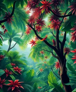 Weaving The Tropical Canopy Paint By Numbers