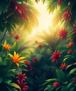 Weaving The Tropical Canopy paint by numbers