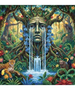 Weeping Realistic Jungle Deity Paint By Numbers